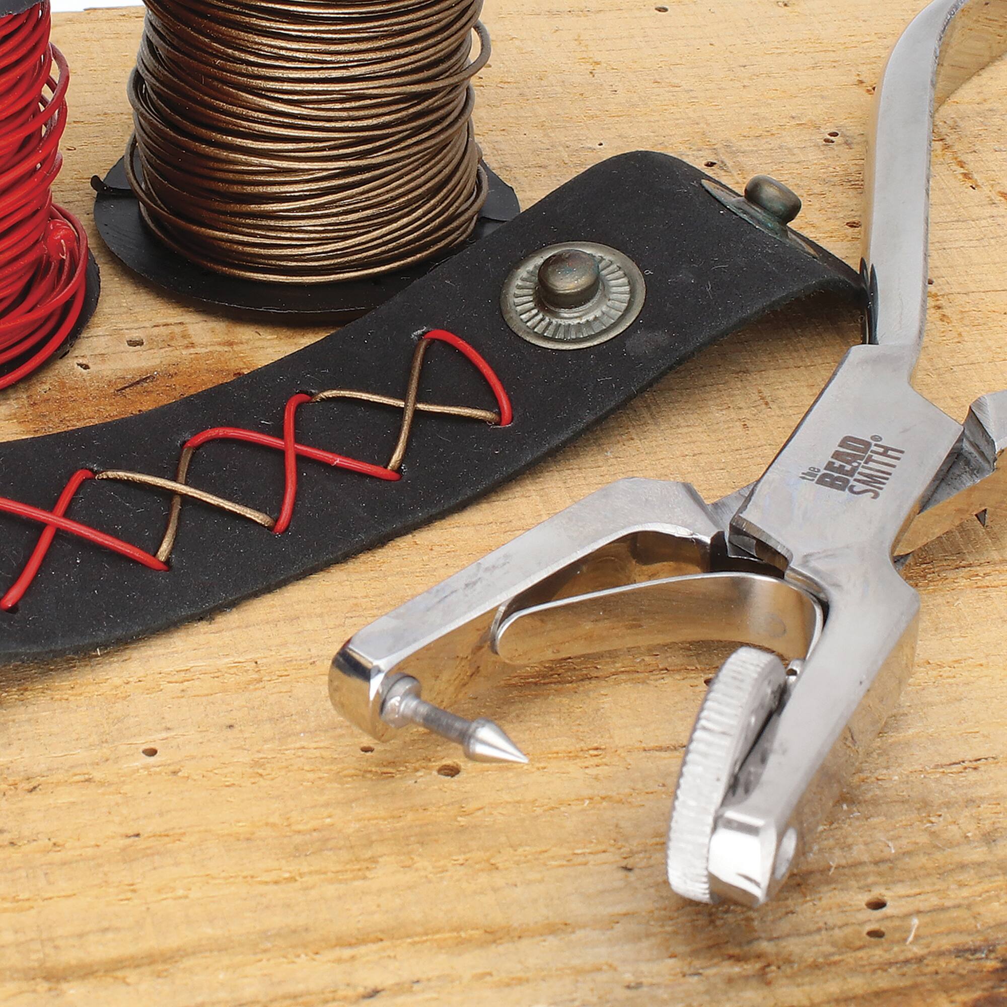 The Beadsmith® Rotary Hand Sewing Leather Punch